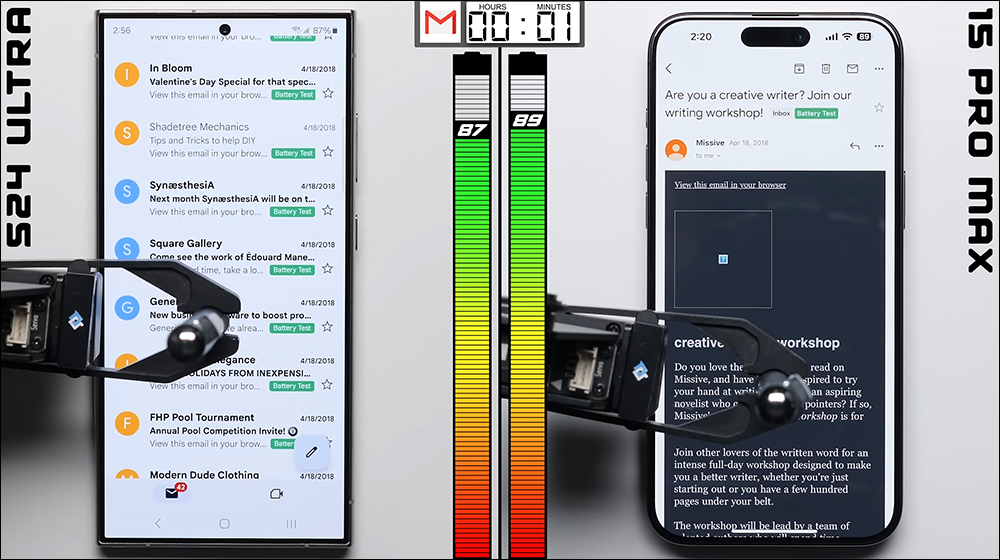 iPhone 15 Pro Max 與三星 Galaxy S24 Ultra 電池續航PK,誰更持久? - 電腦王阿達 iPhone 15 Pro Max 與三星 Galaxy S24 Ultra 電池續航PK,誰更持久? - 電腦王阿達