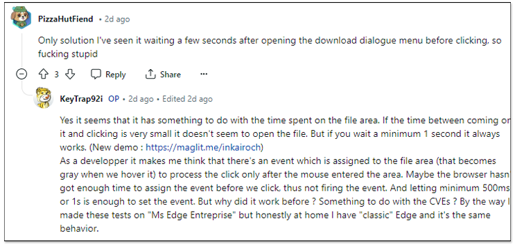 Microsoft Edge 每次下載完都需要點多次才能開啟檔案嗎?你不孤單,這是 Bug - 電腦王阿達 Microsoft Edge 每次下載完都需要點多次才能開啟檔案嗎?你不孤單,這是 Bug - 電腦王阿達