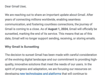 網傳 Gmail 即將於今年 8 月 1 日停止服務？別擔心，這是假消息