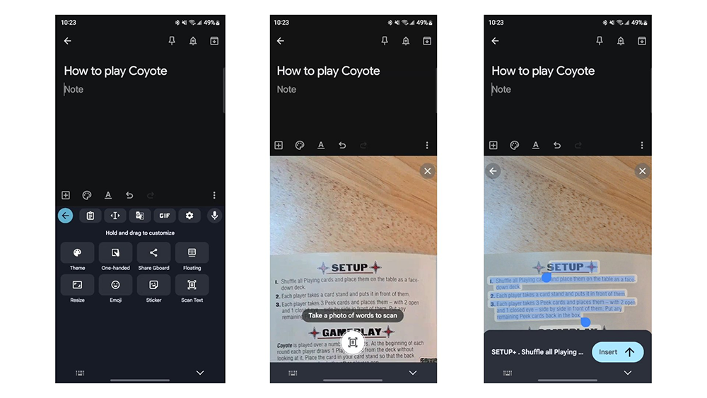 Gboard 的拍照轉文字 OCR 智慧鏡頭功能正式推出(動手玩) - 電腦王阿達 Gboard 的拍照轉文字 OCR 智慧鏡頭功能正式推出(動手玩) - 電腦王阿達