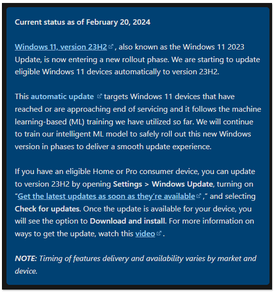 微軟開始強迫更新部分 Windows 11 版本的電腦,自動升級到 23H2 - 電腦王阿達 微軟開始強迫更新部分 Windows 11 版本的電腦,自動升級到 23H2 - 電腦王阿達
