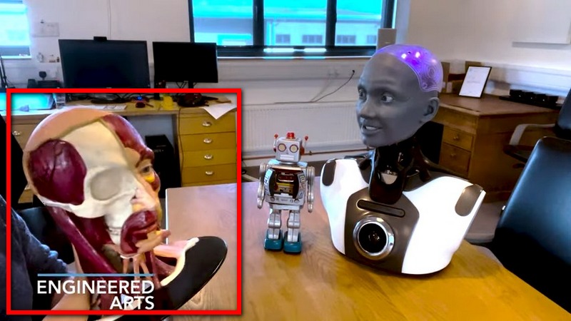 表情最接近人類的機器人 Ameca 最新進展，現在可以看到與辨識物體還可以模仿名人的口氣 - 電腦王阿達