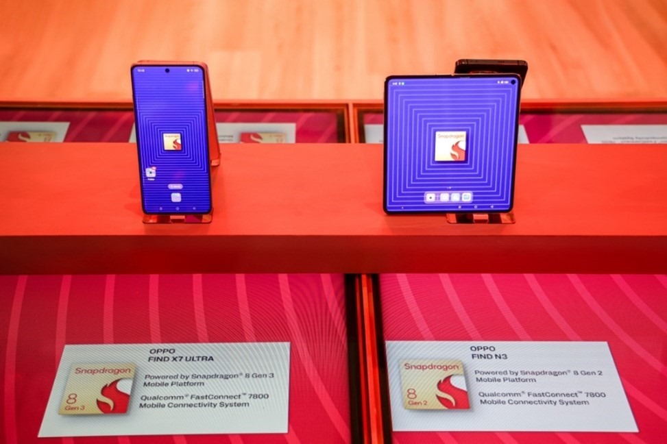 OPPO Find X7 Ultra和OPPO Find N3亮相高通展台 OPPO Find X7 Ultra和OPPO Find N3亮相高通展台