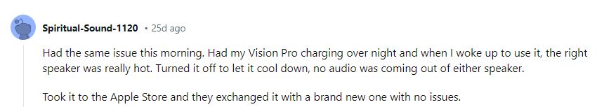 Vision Pro 疑似發生災情 許多網友使用數日後發生右側揚聲器故障問題 - 電腦王阿達 Vision Pro 疑似發生災情 許多網友使用數日後發生右側揚聲器故障問題 - 電腦王阿達