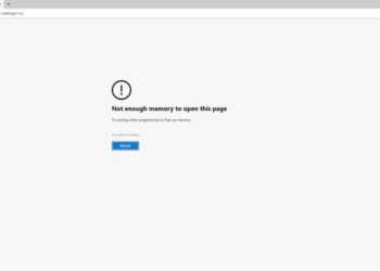 微軟確認 Microsoft Edge 有「記憶體不足而無法載入網頁」的錯誤，已經推出修復版本