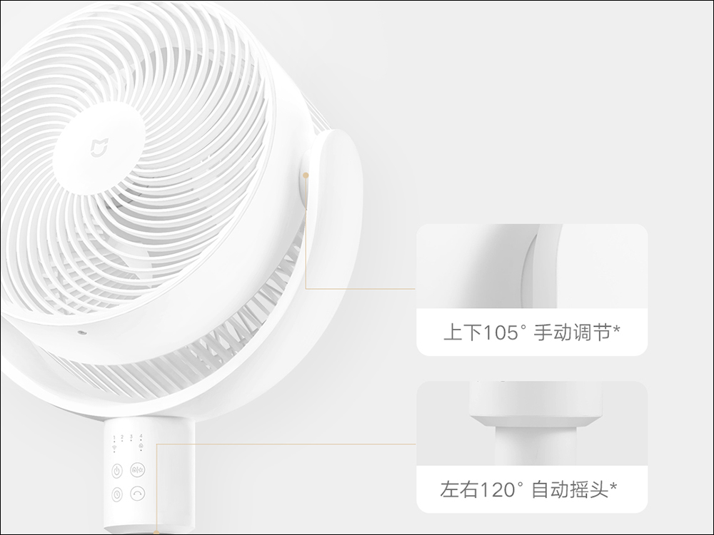 小米米家循環扇新品推出：風量強勁、支援桌上與落地兩用 - 電腦王阿達