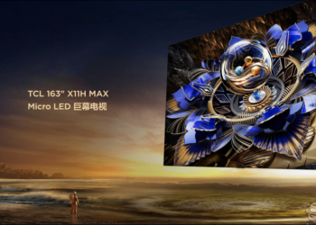 TCL 發表多款大尺寸的電視，80萬人民幣就能買到超大163吋大電視