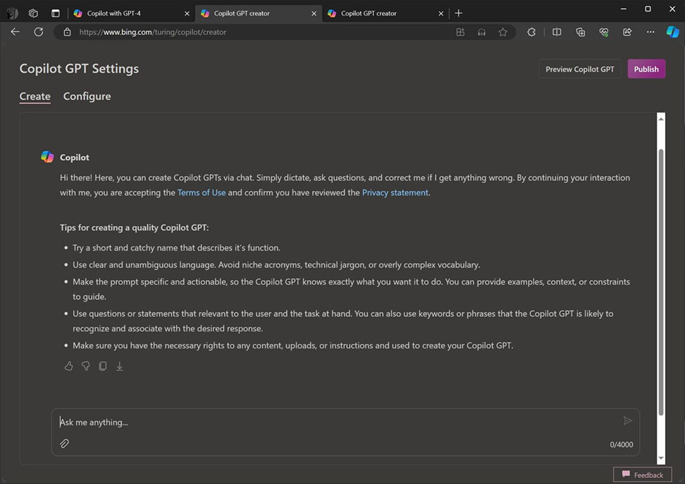 這就是在 Microsoft Copilot 建立自己的 GPT 過程,跟 ChatGPT 一樣嗎? - 電腦王阿達 這就是在 Microsoft Copilot 建立自己的 GPT 過程,跟 ChatGPT 一樣嗎? - 電腦王阿達