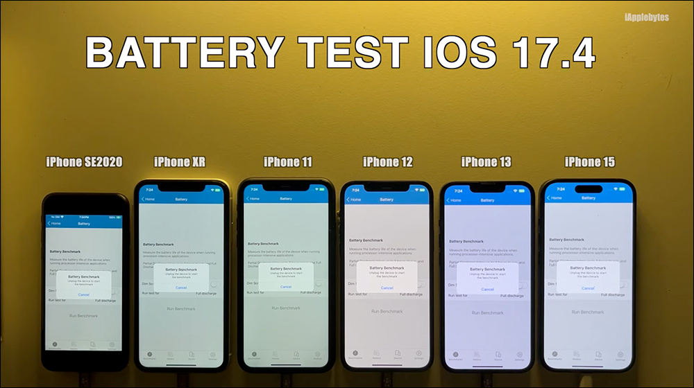 iOS 17.4 電池續航實測結果出爐！多數 iPhone 表現都不差，唯獨這 1 款 iPhone 成績大退步 - 電腦王阿達