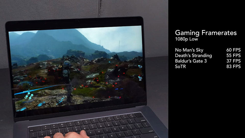 即使是無風扇,M3 MacBook Air 在部分 3A 遊戲中還是有不錯的 FPS 表現 - 電腦王阿達 即使是無風扇,M3 MacBook Air 在部分 3A 遊戲中還是有不錯的 FPS 表現 - 電腦王阿達