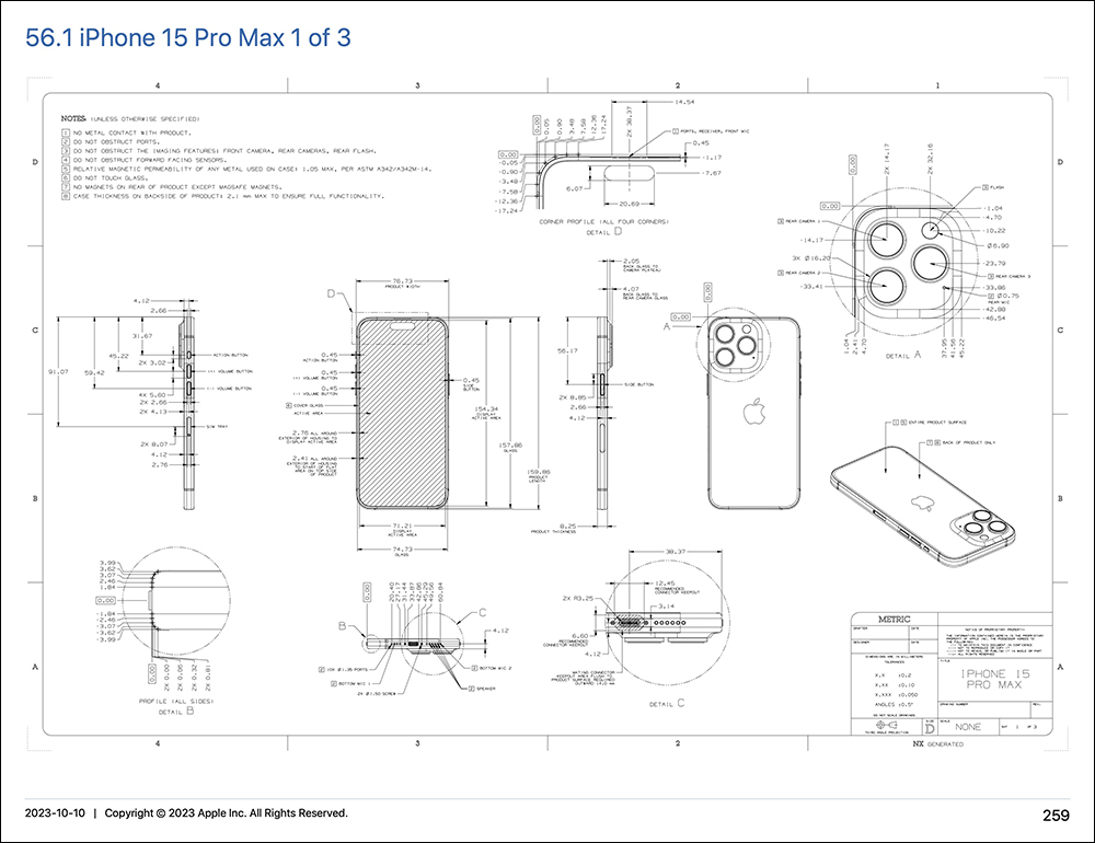 iPhone 16 Pro 最新 CAD 設計圖顯示將有更大的動作按鈕和全新的拍攝按鈕 - 電腦王阿達 iPhone 16 Pro 最新 CAD 設計圖顯示將有更大的動作按鈕和全新的拍攝按鈕 - 電腦王阿達