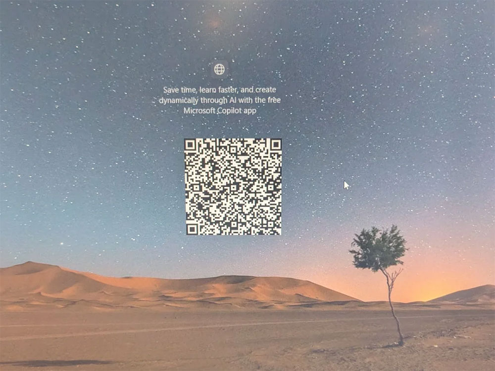 Microsoft 在 Windows 鎖定畫面上顯示 QR Code 廣告,惡評如潮迫使喊卡 - 電腦王阿達 Microsoft 在 Windows 鎖定畫面上顯示 QR Code 廣告,惡評如潮迫使喊卡 - 電腦王阿達