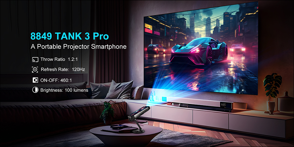 UNIHERTZ Tank 3 Pro 三防投影手機推出:搭載雷射投影、23800mAh電池、200MP相機、18GB RAM 與 512GB ROM - 電腦王阿達 UNIHERTZ Tank 3 Pro 三防投影手機推出:搭載雷射投影、23800mAh電池、200MP相機、18GB RAM 與 512GB ROM - 電腦王阿達