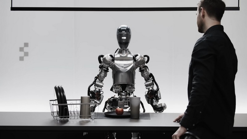 自主學習人型機器人 Figure-01 與 OpenAI 合作 現在能夠描述周圍環境並回顧自己的行為 - 電腦王阿達