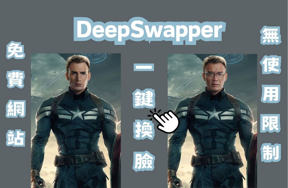 免費、無使用限制的一鍵換臉網站「DeepSwapper」 - 電腦王阿達 免費、無使用限制的一鍵換臉網站「DeepSwapper」 - 電腦王阿達