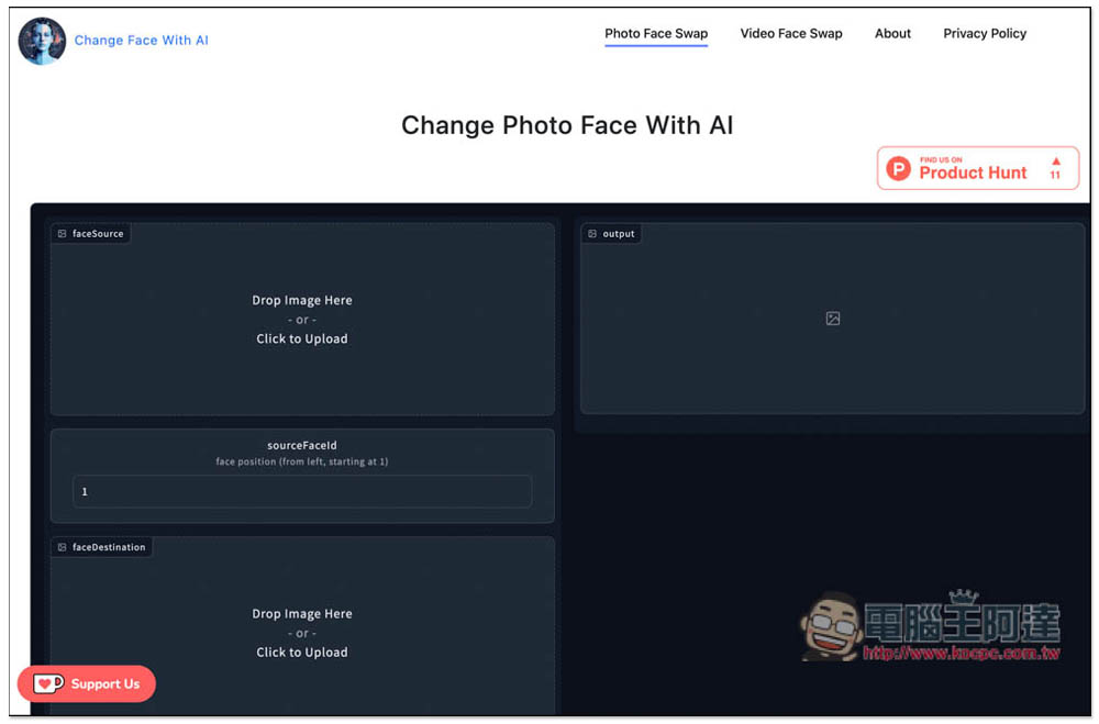 Change Face With AI 透過 AI 實現圖片、影片換臉免費工具 - 電腦王阿達