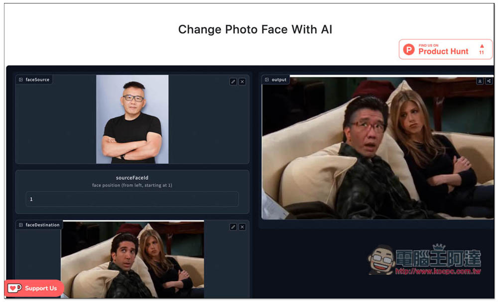 Change Face With AI 透過 AI 實現圖片、影片換臉免費工具 - 電腦王阿達 Change Face With AI 透過 AI 實現圖片、影片換臉免費工具 - 電腦王阿達