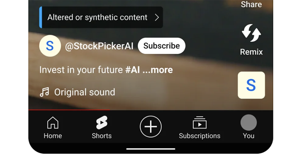 YouTube 禁用 AI 生成影片 YouTube 禁用 AI 生成影片