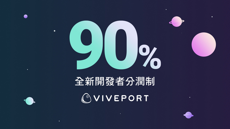 HTC 全力支持 XR 生態圈內容發展 VIVEPORT 宣布 4 月起推出領先業界 90% 收益分潤率 - 電腦王阿達 HTC 全力支持 XR 生態圈內容發展 VIVEPORT 宣布 4 月起推出領先業界 90% 收益分潤率 - 電腦王阿達