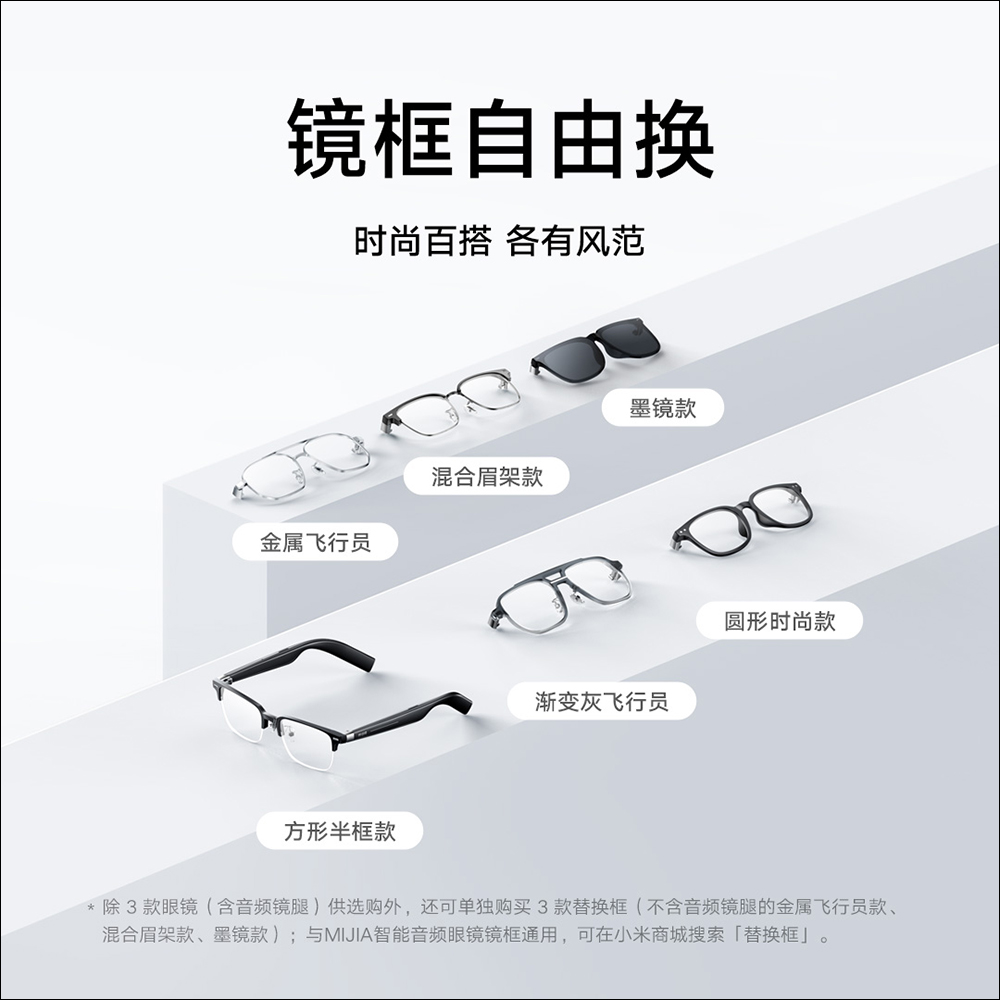 小米米家智慧音頻眼鏡悅享版推出!聲臨其「鏡」佩戴更舒適、24 小時全天候持久續航、通話降噪 - 電腦王阿達 小米米家智慧音頻眼鏡悅享版推出!聲臨其「鏡」佩戴更舒適、24 小時全天候持久續航、通話降噪 - 電腦王阿達