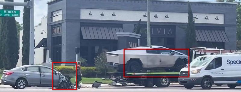 特斯拉 Cybertruck 與 Nissan Sentra 發生車禍,Cybertruck 僅板金損傷,對方車頭全毀 - 電腦王阿達 特斯拉 Cybertruck 與 Nissan Sentra 發生車禍,Cybertruck 僅板金損傷,對方車頭全毀 - 電腦王阿達