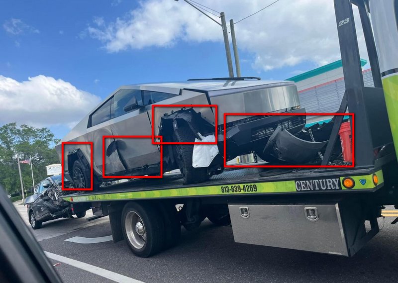 特斯拉 Cybertruck 與 Nissan Sentra 發生車禍,Cybertruck 僅板金損傷,對方車頭全毀 - 電腦王阿達 特斯拉 Cybertruck 與 Nissan Sentra 發生車禍,Cybertruck 僅板金損傷,對方車頭全毀 - 電腦王阿達