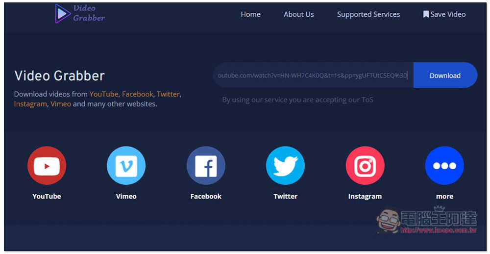 Video Grabber 網路影片下載免費工具,支援FB、TikTok 等十幾個網站 - 電腦王阿達 Video Grabber 網路影片下載免費工具,支援FB、TikTok 等十幾個網站 - 電腦王阿達