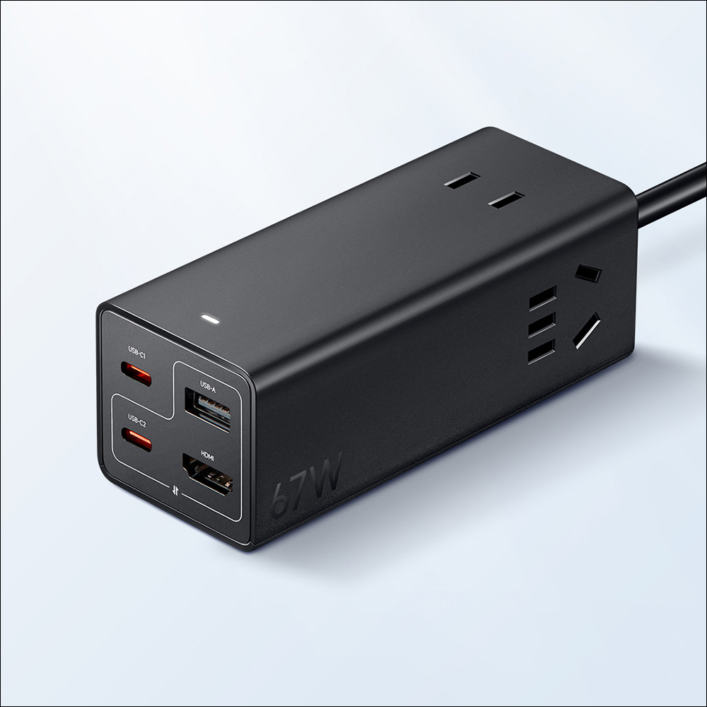 小米 67W 桌面快充插座 Pro 推出,七合一滿足快充、資料傳輸、4K60p 高畫質輸出等功能 - 電腦王阿達 小米 67W 桌面快充插座 Pro 推出,七合一滿足快充、資料傳輸、4K60p 高畫質輸出等功能 - 電腦王阿達
