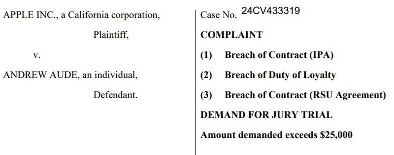 前 Apple 工程師被控洩露公司機密 違反協議恐面臨巨額賠償 - 電腦王阿達 前 Apple 工程師被控洩露公司機密 違反協議恐面臨巨額賠償 - 電腦王阿達