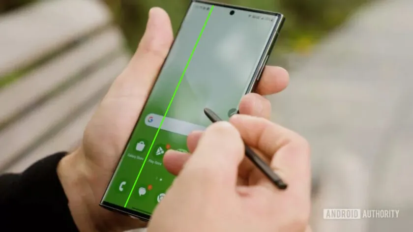 一些老 Samsung 手機軟體更新後傳災情，畫面出現一條很長的綠線（可能是硬體缺陷） - 電腦王阿達