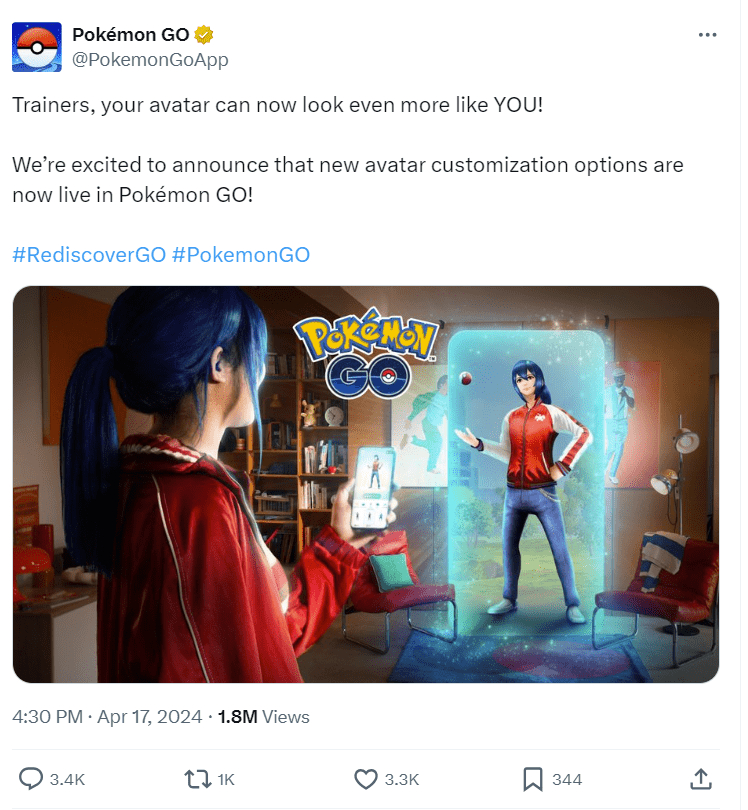 《寶可夢GO》人物造型更新引發全球男女玩家不滿，認為是在討好跨性別族群 - 電腦王阿達