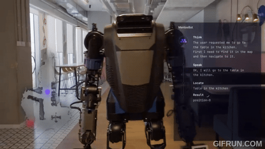 使用先進的大型語言模型驅動，能作家務倉管的人形機器人 Menteebot - 電腦王阿達