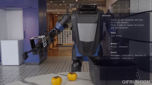 使用先進的大型語言模型驅動，能作家務倉管的人形機器人 Menteebot - 電腦王阿達