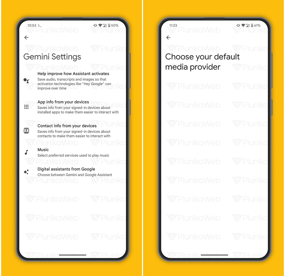 Google Gemini AI 將可與音樂串流服務有所連結 Google Gemini AI 將可與音樂串流服務有所連結