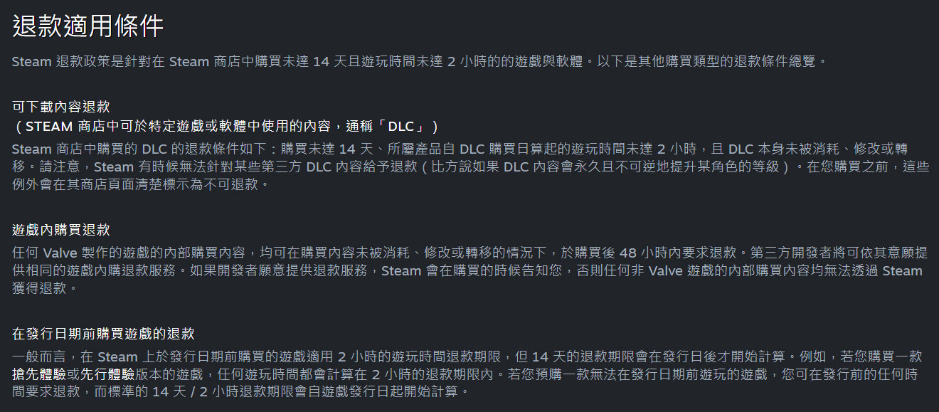 Steam 更新退款政策 先行體驗遊戲納入2小時退款時數 - 電腦王阿達 Steam 更新退款政策 先行體驗遊戲納入2小時退款時數 - 電腦王阿達