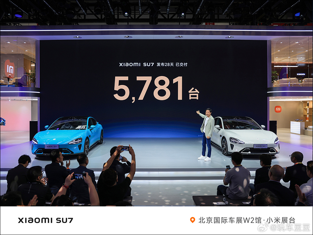 小米 SU7 上市不到一個月交付 5781 輛,雷軍預告 3 年後小米汽車進軍國際市場 - 電腦王阿達 小米 SU7 上市不到一個月交付 5781 輛,雷軍預告 3 年後小米汽車進軍國際市場 - 電腦王阿達