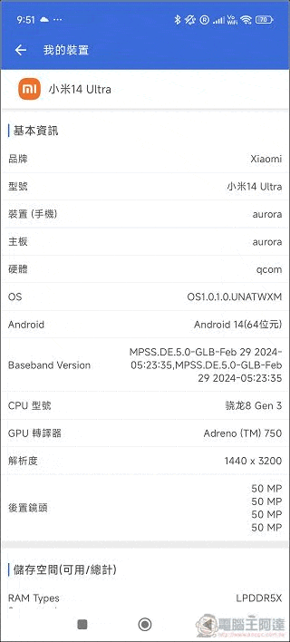 Xiaomi 14 Ultra 效能 - 02 Xiaomi 14 Ultra 效能 - 02