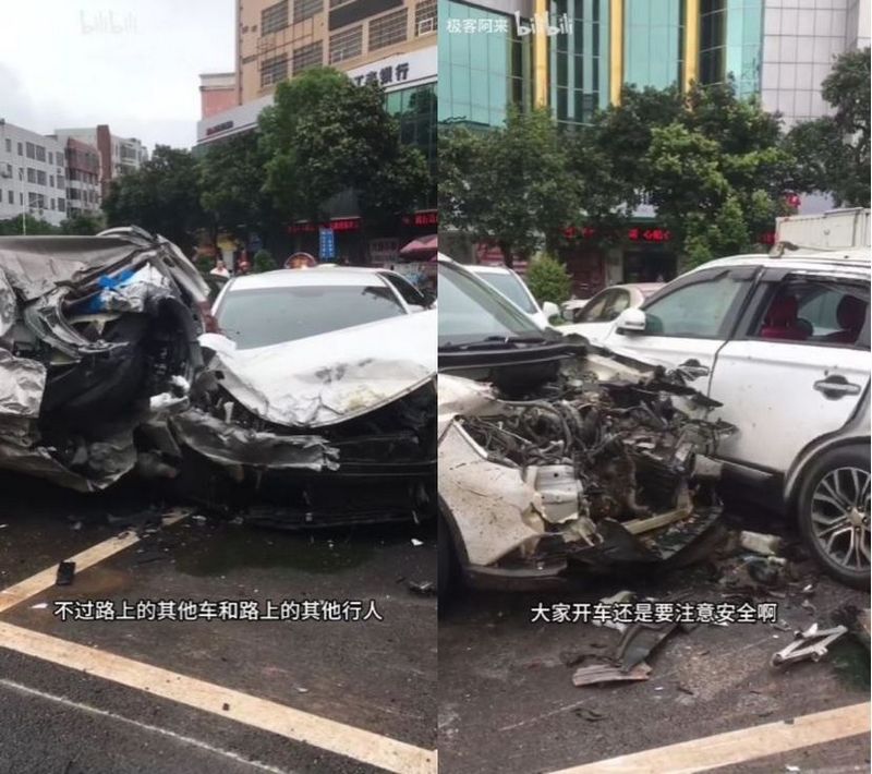 中國發生特斯拉連環車禍翻車事故:車主稱車輛失控自動加速+煞車失靈 - 電腦王阿達 中國發生特斯拉連環車禍翻車事故:車主稱車輛失控自動加速+煞車失靈 - 電腦王阿達