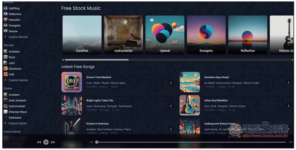 Stocktune 完全免費的 AI 音樂素材庫,可用於任何用途 - 電腦王阿達 Stocktune 完全免費的 AI 音樂素材庫,可用於任何用途 - 電腦王阿達