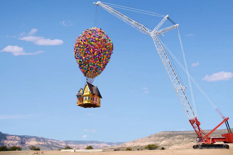 美國 Airbnb 為慶祝《天外奇蹟》上映 15 週年，搭建一比一還原的飛天房屋 真的可以飛上天！ - 電腦王阿達