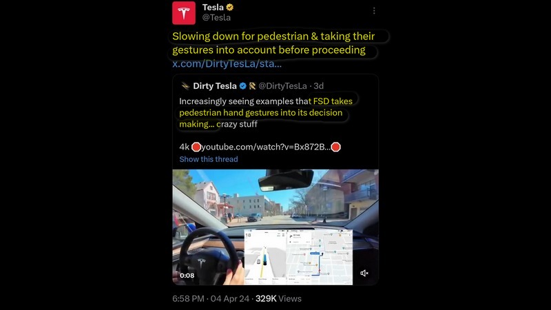 特斯拉 FSD 能辨識手勢? 網友熱議究竟是巧合還是真有其事 - 電腦王阿達 特斯拉 FSD 能辨識手勢? 網友熱議究竟是巧合還是真有其事 - 電腦王阿達