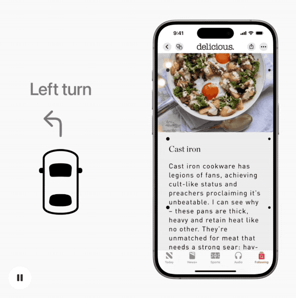 Apple 最新的無障礙功能將可用「眼動追蹤」控制 iPhone 或 iPad,還有舒緩暈車的「車輛移動提示」 - 電腦王阿達 Apple 最新的無障礙功能將可用「眼動追蹤」控制 iPhone 或 iPad,還有舒緩暈車的「車輛移動提示」 - 電腦王阿達