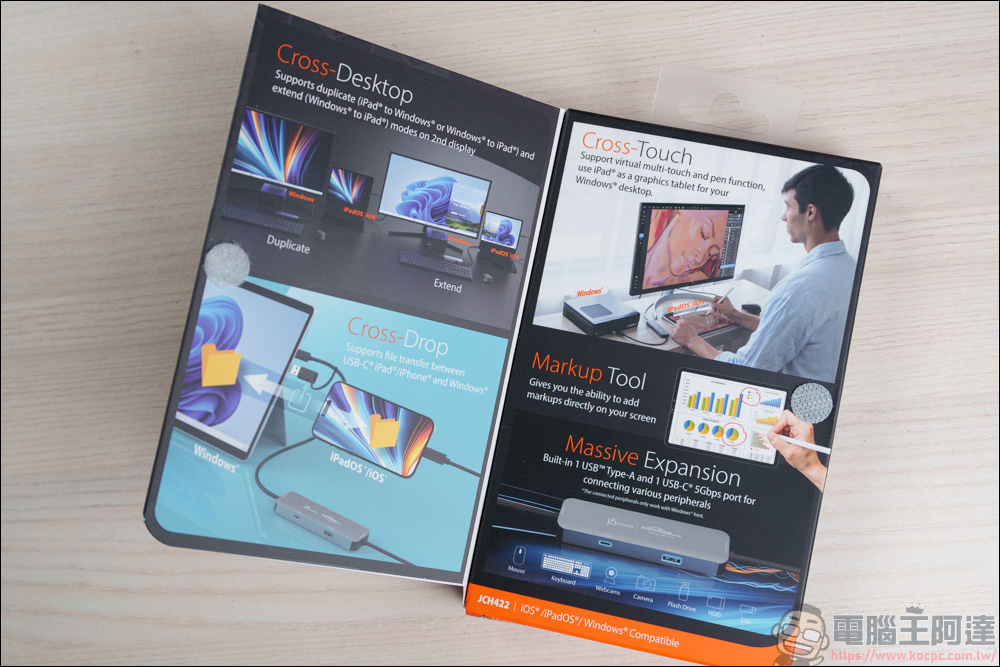j5create JCH422 對傳視訊分享器|iPad&iPhone連接Windows裝置的最佳利器 - 電腦王阿達 j5create JCH422 對傳視訊分享器|iPad&iPhone連接Windows裝置的最佳利器 - 電腦王阿達