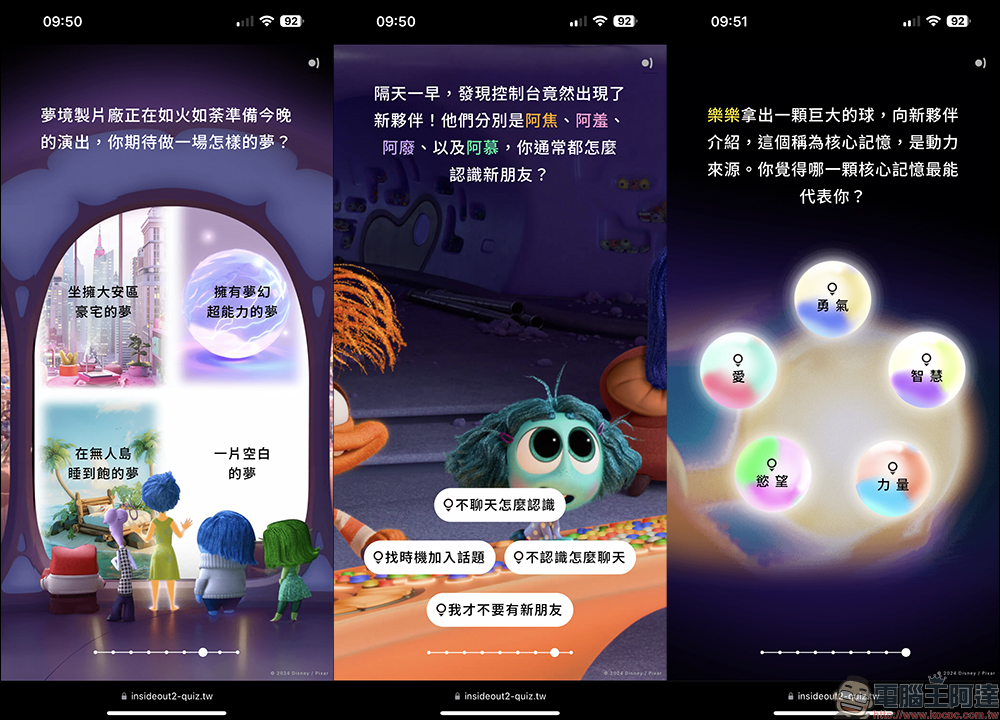 《腦筋急轉彎2》推出主角情緒測驗,趕快來玩吧! - 電腦王阿達 《腦筋急轉彎2》推出主角情緒測驗,趕快來玩吧! - 電腦王阿達