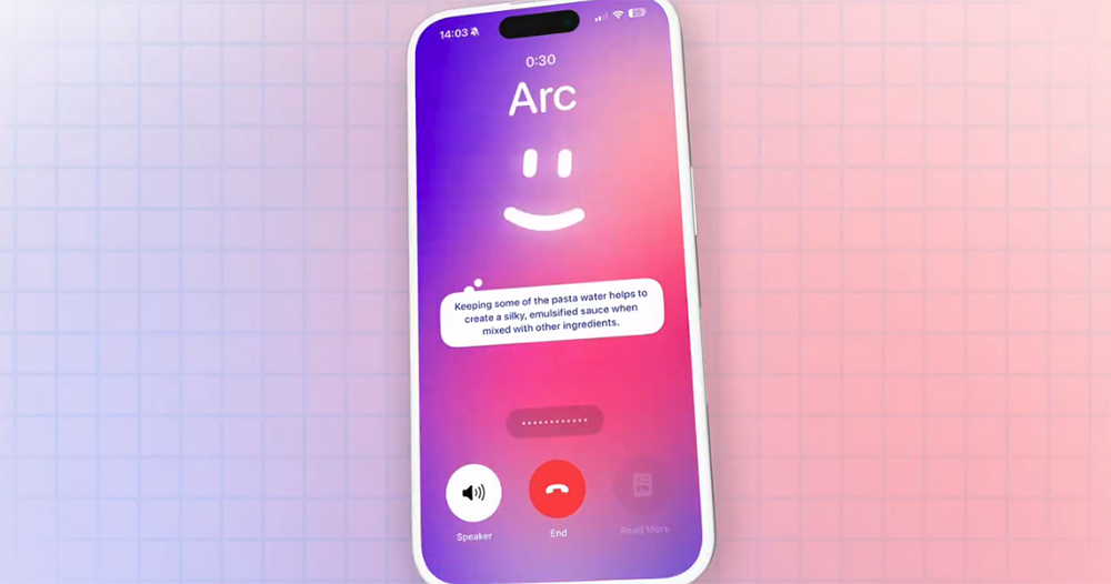 「講電話」來找 AI 搜尋,Arc Search 「講電話」來找 AI 搜尋,Arc Search