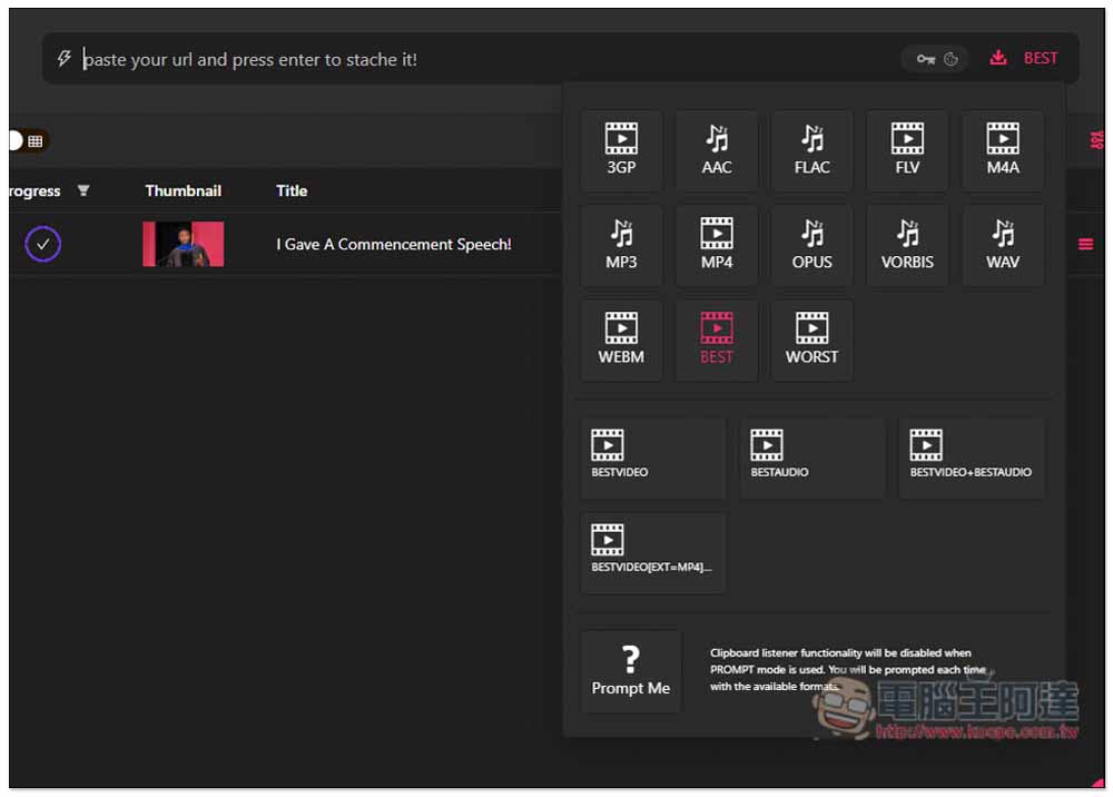 Stacher 最好用的 Windows、Mac 影音下載免費軟體,支援 YouTube、FB 等破千個網站 - 電腦王阿達 Stacher 最好用的 Windows、Mac 影音下載免費軟體,支援 YouTube、FB 等破千個網站 - 電腦王阿達