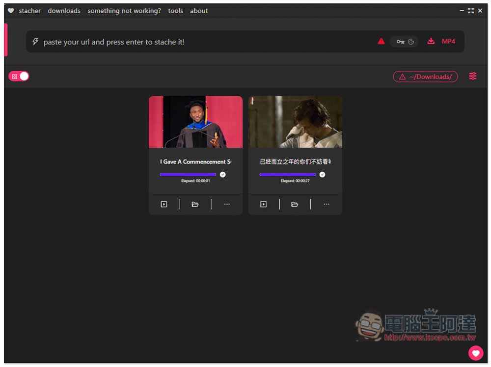 Stacher 最好用的 Windows、Mac 影音下載免費軟體,支援 YouTube、FB 等破千個網站 - 電腦王阿達 Stacher 最好用的 Windows、Mac 影音下載免費軟體,支援 YouTube、FB 等破千個網站 - 電腦王阿達