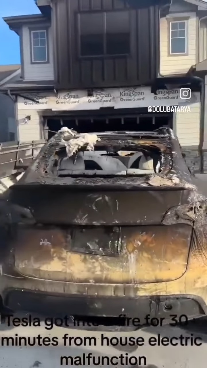 特斯拉 Model Y 遭遇 30 分鐘大火燃燒後車內功能居然還能使用? - 電腦王阿達 特斯拉 Model Y 遭遇 30 分鐘大火燃燒後車內功能居然還能使用? - 電腦王阿達