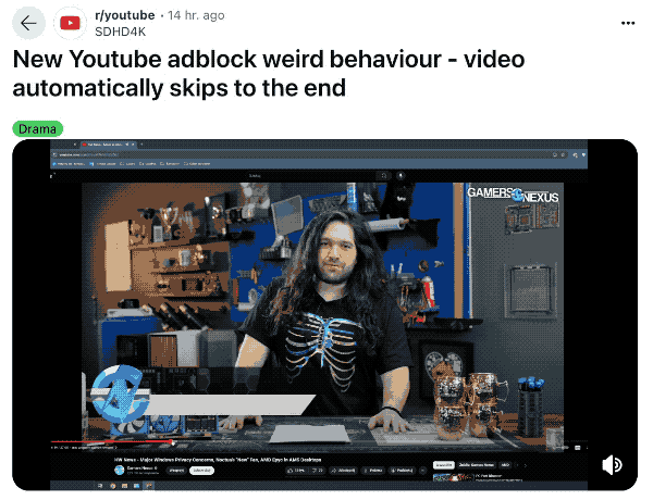 YouTube 啟動「擋廣告就跳過影片不給看」廣告阻擋新對策 - 電腦王阿達 YouTube 啟動「擋廣告就跳過影片不給看」廣告阻擋新對策 - 電腦王阿達