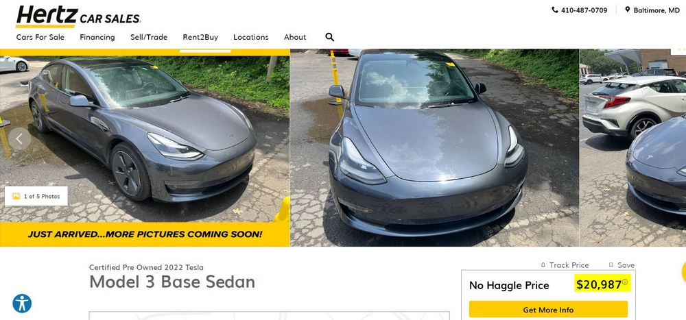美國汽車租賃公司 Hertz 再度宣布降價售賣更多的二手電動車 特斯拉、賓士等車款最低 70 萬有找 - 電腦王阿達 美國汽車租賃公司 Hertz 再度宣布降價售賣更多的二手電動車 特斯拉、賓士等車款最低 70 萬有找 - 電腦王阿達